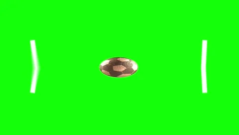 Soccer Flying Isolated Green Screen Stock Video Stock Footage 337052236