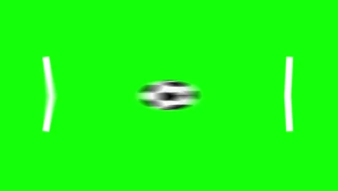 Soccer Flying Isolated Green Screen Stock Video Stock Footage 339326723