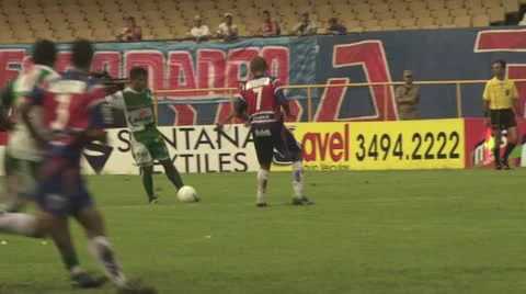 Soccer Game In Brazil 스톡 동영상 19165063