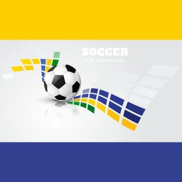 Soccer game design vector Stock Illustration