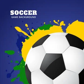 Soccer game design vector Stock Illustration