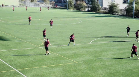 Soccer Game Video stock 44113645