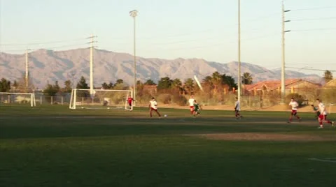 Soccer Game HD Stock Footage