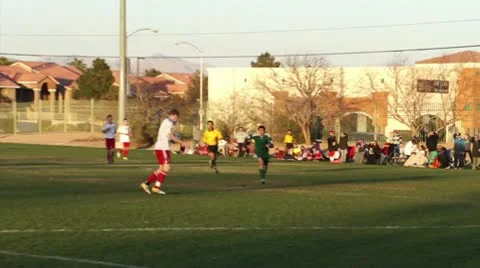 Soccer Game HD Video stock 10683978