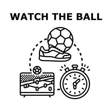 Soccer game strategy planning with sporting equipment イラスト素材