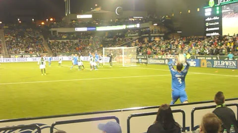 Soccer Game Throw In Stock Footage 22751329