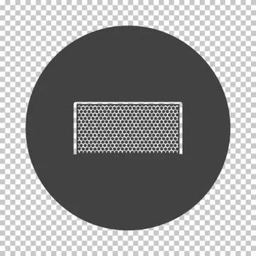 Soccer gate icon Illustrazione stock