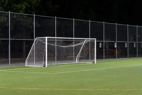 Soccer gate Fotos Stock