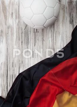 Soccer: german background for international competition Stock Photos