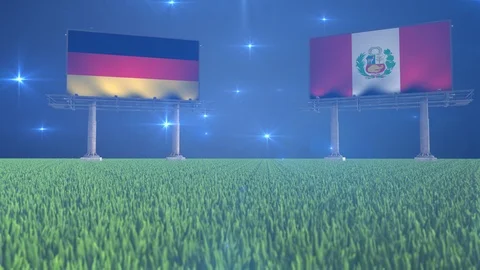 Soccer Germany versus Peru Stock Footage 91748381