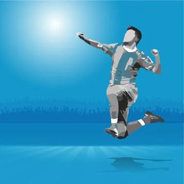 Soccer goal Stock Illustration