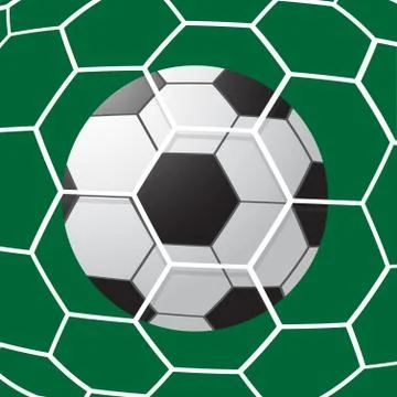Soccer Goal Stock Illustration