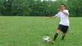 Soccer Goal Kick 02 HD Footage