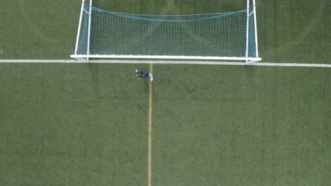 Soccer Goal Misses Save Stock Footage 201130451