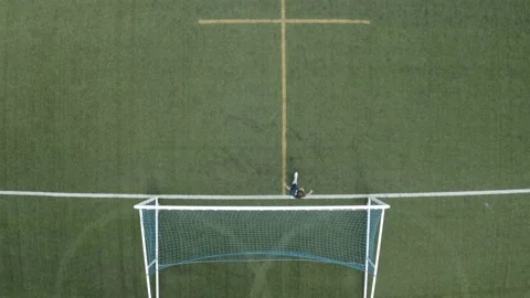 Soccer Goal Misses Save Video stock 201130455