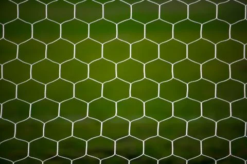 Soccer goal net Stock Illustration