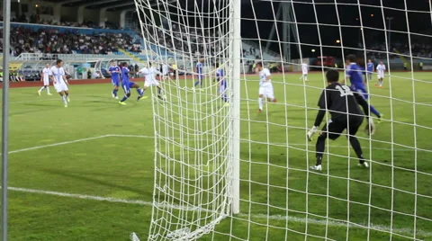 Soccer goalkeeper's saving Stock-Footage 41113788