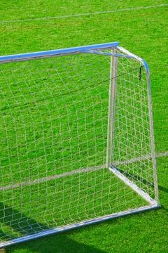 Soccer goals Stock Photos
