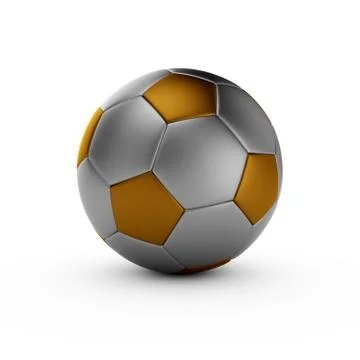 Soccer gold Stock Illustration