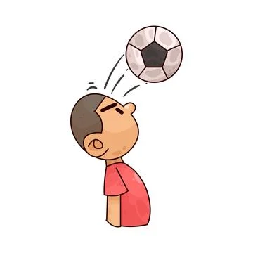 Soccer Header illustration Stock Illustration