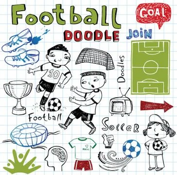 Soccer icon set on Stock Illustration
