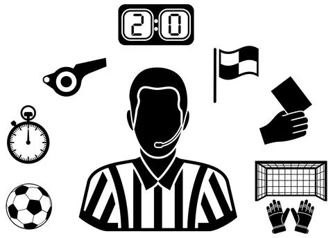 Soccer Icon Set 스톡 일러스트