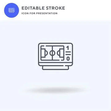 Soccer icon vector, filled flat sign, solid pictogram isolated on white, logo イラスト素材