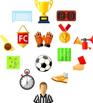 Soccer Infographics Stock Illustration