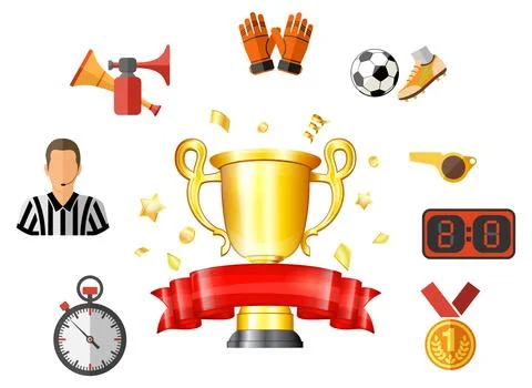 Soccer Infographics Stock Illustration