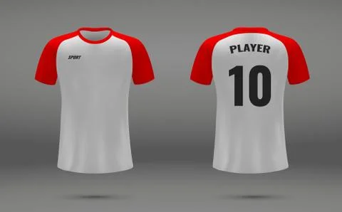 Soccer jersey Illustrazione stock