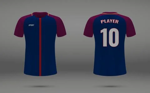 Soccer jersey. Vector illustration Stockillustratie