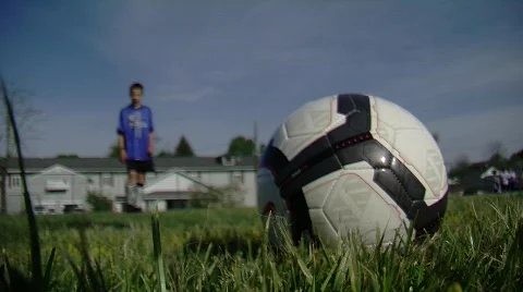 Soccer Kick (HD) c Stock Footage 702504