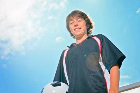 Soccer kid Foto stock