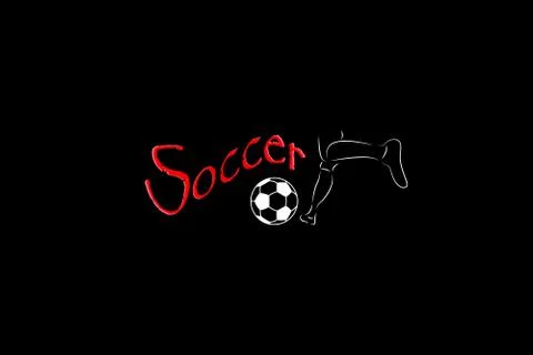 Soccer Logo Illustrazione stock