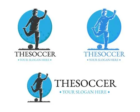 Soccer logo Stock Illustration
