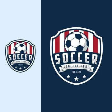 Soccer Logo Illustrazione stock