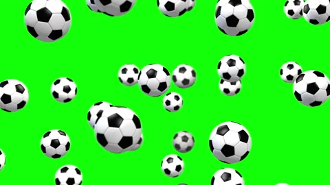 Soccer loop green screen animation Vídeo Stock 146051356