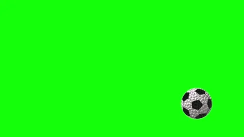 Soccer Looping with Ball on Chroma Key for Compositing Stock Footage 337996966