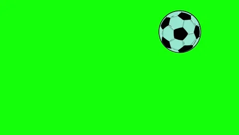 Soccer Looping with Ball - Chroma Key Green Screen Footage Stock Footage 339327130