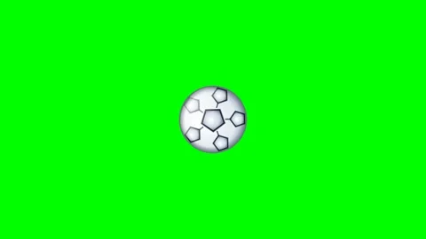 Soccer Looping on Chroma Key for Compositing Video stock 336958975