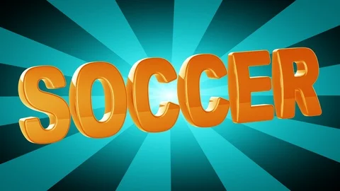 Soccer. Looping footage has 4K resolution. Illustration. Video stock 115357657