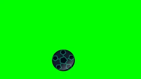 Soccer Looping on Green Screen Chroma Key Background Stockbeeldmateriaal 336959011