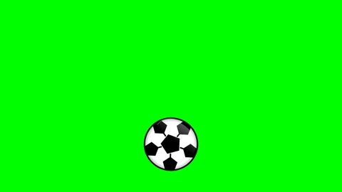 Soccer Looping on Green Screen Chroma Key Background Video stock 336960289