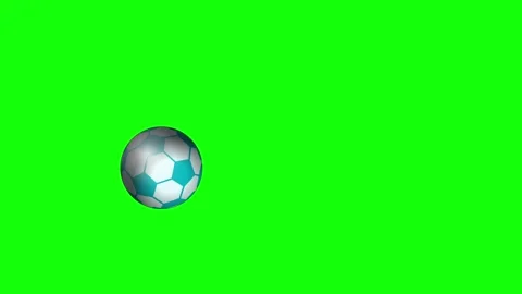 Soccer Looping Isolated Green Screen Stock Video Video stock 336958890