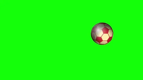 Soccer Looping Isolated Green Screen Stock Video Video stock 336958919