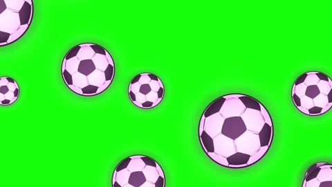 Soccer Looping Isolated Green Screen Stock Video Video stock 337099447