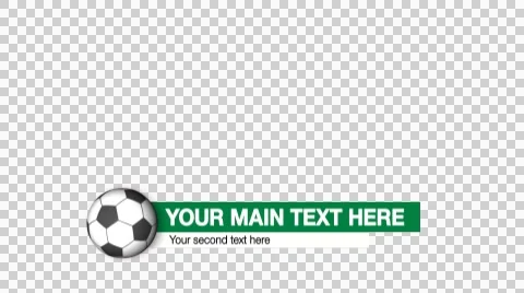 Soccer lower thirds Stock After Effects