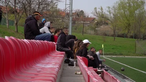 Soccer Match Audience Stock Footage 105813822
