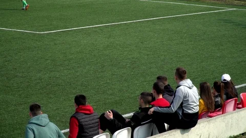 Soccer Match Audience Stock Footage 105827002