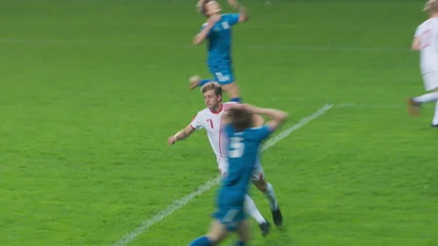 Soccer Match Stock Footage 222993273